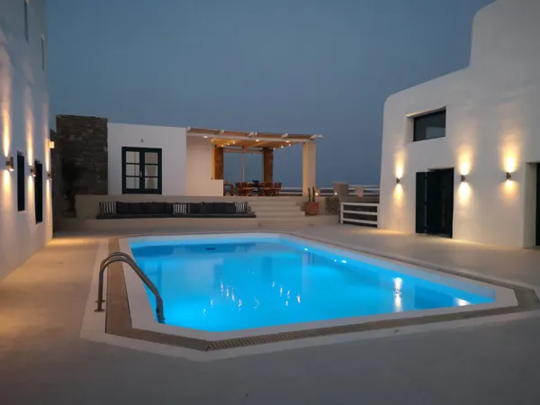 A villa blending traditional Myconian living with modern comforts  - Ftelia, Mykonos, Cyclades Islands