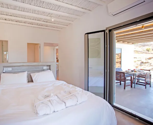 Charming Mykonian villa with great sea views - Platys Gialos, Mykonos, Cyclades Islands