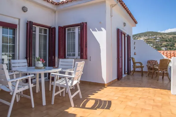 Traditional house with panoramic sea views over Batsi bay - Batsi, Andros, Cyclades Islands