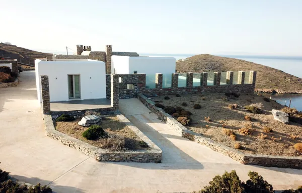 Luxury villa panoramic sea views in Andros - Fellos, Andros, Cyclades Islands