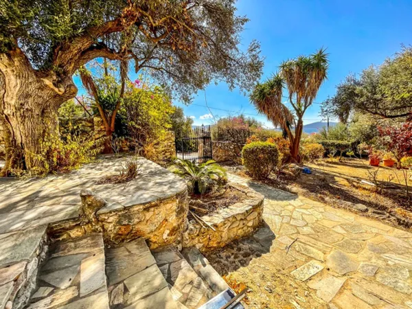 Seafront Stone Villa with independent Guesthouse and Panoramic Views over the Evoikos Gulf  - Diliso, Nea Stira, Evia, Central Greece