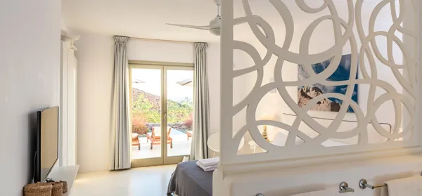 Luxury Villa with panoramic Aegean Sea views  - Fanari, Mykonos, Cyclades Islands