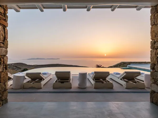 Beautiful villa overlooking Mykonos Island and Aegean Sea - Faros Armenistis, Mykonos, Cyclades Islands