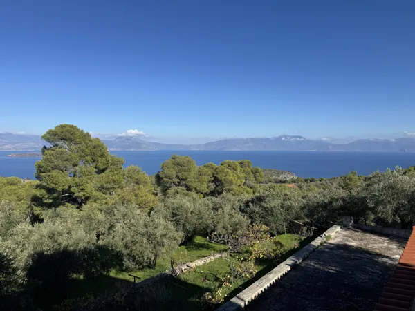 Detached house with unlimited view to the sea  - Loutraki, Korinthia, Peloponnese