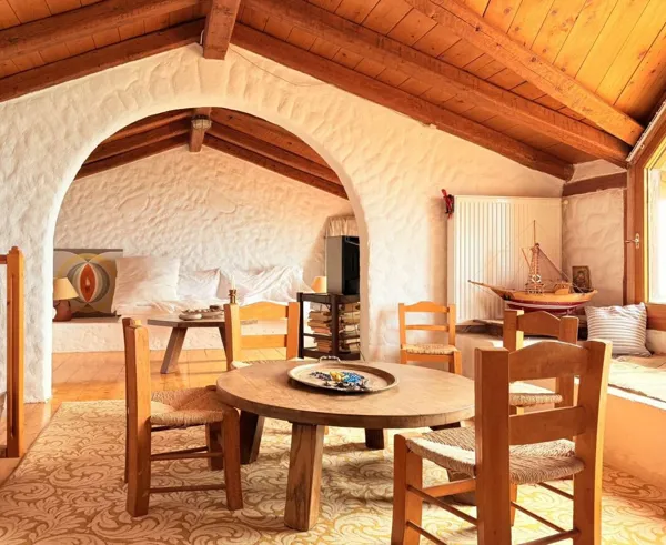 Seafront Stone Villa with independent Guesthouse and Panoramic Views over the Evoikos Gulf  - Diliso, Nea Stira, Evia, Central Greece