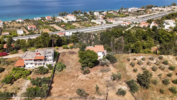 Land plot close to the seashore in Melissi area - Kiato, Korinthia, Peloponnese