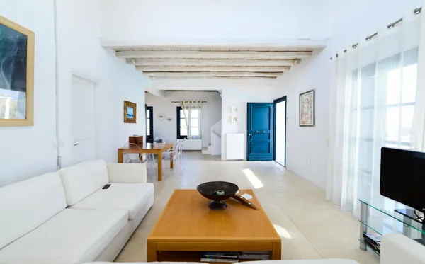 A villa blending traditional Myconian living with modern comforts  - Ftelia, Mykonos, Cyclades Islands