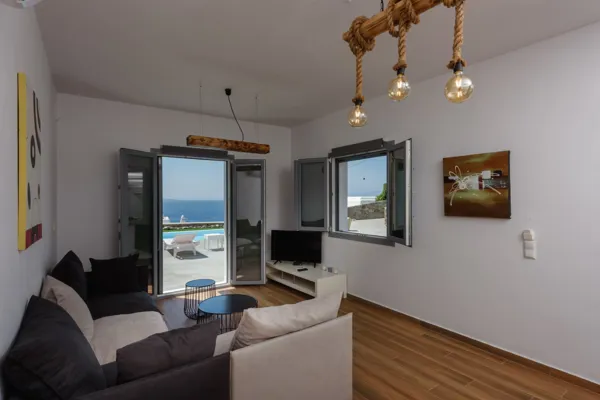 Quietly situated villa with beautiful sunset views  - Aleomandra, Mykonos, Cyclades Islands