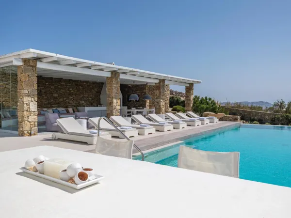 Beautiful villa overlooking Mykonos Island and Aegean Sea - Faros Armenistis, Mykonos, Cyclades Islands