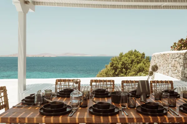 Magnificent seafront villa with sunset views     - Aleomandra, Mykonos, Cyclades Islands