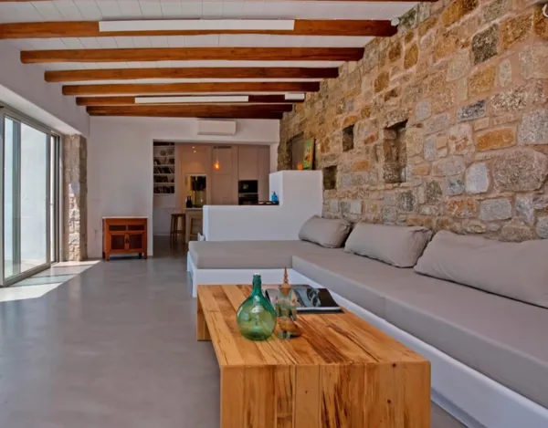 Charming Mykonian villa with great sea views - Platys Gialos, Mykonos, Cyclades Islands