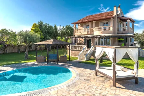 Villa with private tennis court  - Chalikouna, Corfu, Ionian Islands