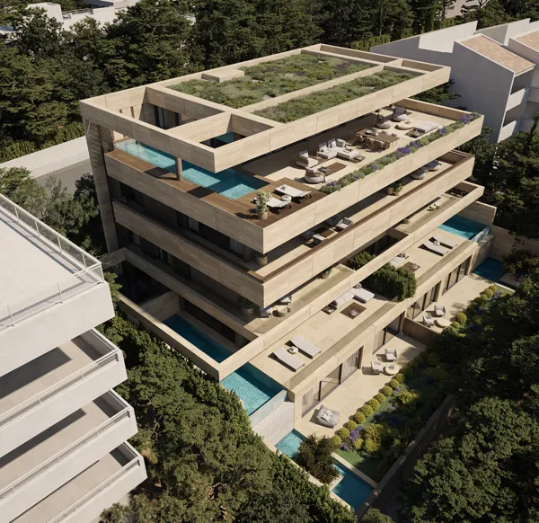 Luxurious Modern 2-Level Maisonette with Private Gym and Swimming Pool - Filothei, Athens, Attica