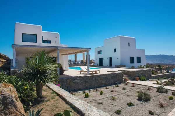 A villa blending traditional Myconian living with modern comforts  - Ftelia, Mykonos, Cyclades Islands