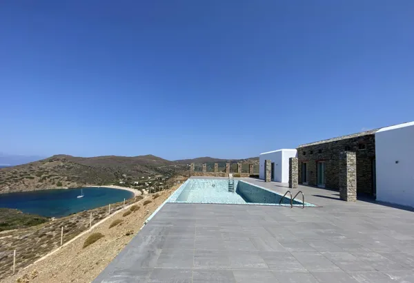 Luxury villa panoramic sea views in Andros - Fellos, Andros, Cyclades Islands