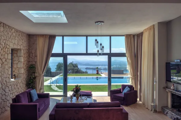 Contemporary architecture, high level interior design and breathtaking views  - Spartylas, Corfu, Ionian Islands
