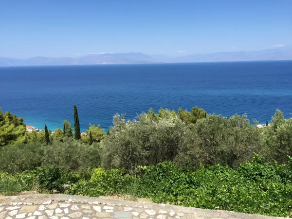 Country villa with breathtaking sea views in Derveni - Derveni, Korinthia, Peloponnese