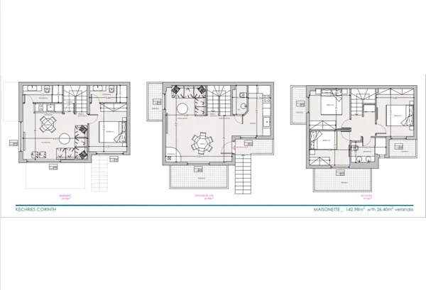 Maisonette next to a sandy beach - Kechries, Korinthia, Peloponnese