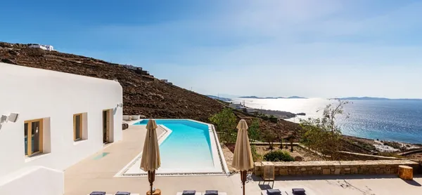Luxury Villa with panoramic Aegean Sea views  - Fanari, Mykonos, Cyclades Islands