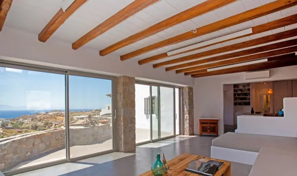 Charming Mykonian villa with great sea views - Platys Gialos, Mykonos, Cyclades Islands