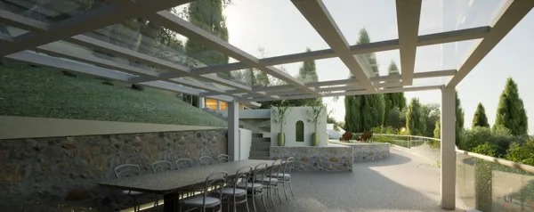 Eco-friendly new built villa with panoramic views  - Loutses, Corfu, Ionian Islands