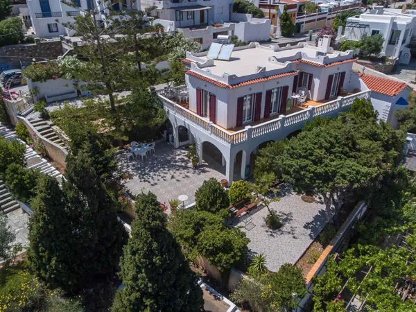 Traditional house with panoramic sea views over Batsi bay - Batsi, Andros, Cyclades Islands
