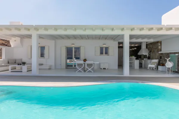 Villa with panoramic views of Mykonos town - Ornos, Mykonos, Cyclades Islands