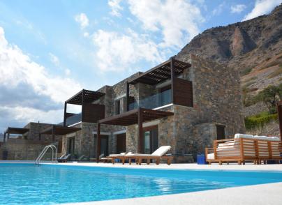 Luxury villa in complex with private beach