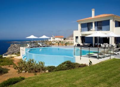 Luxury seafront villas