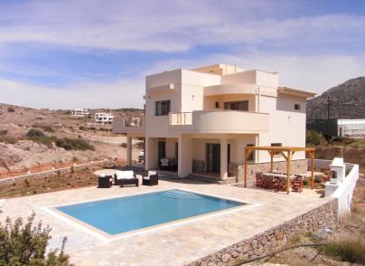 Modern villa with panoramic views