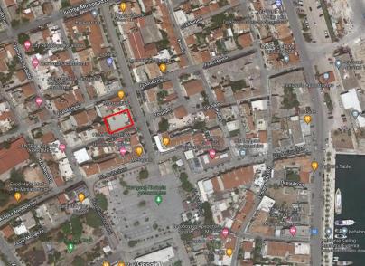 Unique cornered plot in the city centre of Argostoli