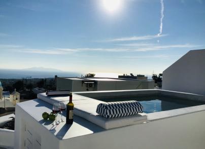 Restored old Winery in Santorini