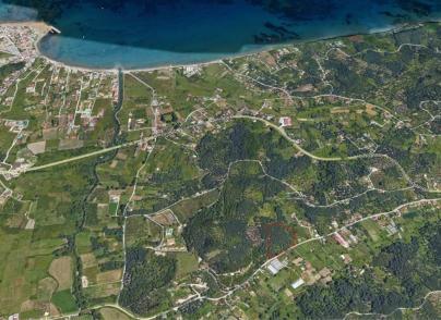 Land plot nestled in the green