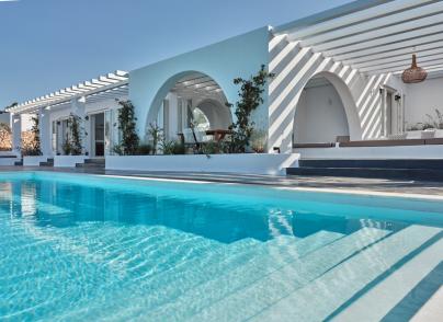 Bohemian style villa with panoramic sea views