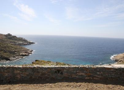 Unfinished stone-built villa in Kea
