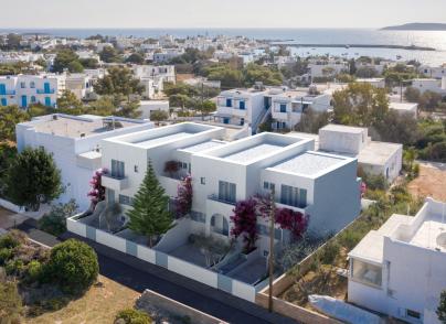 Four villas in Alyki beach, Paros Island