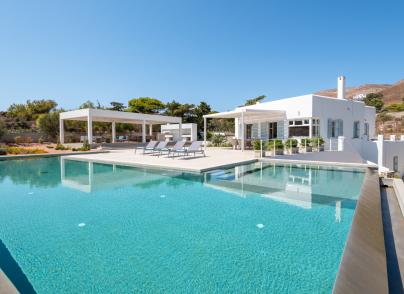 Beachfront villa