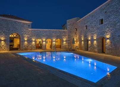 A modern villa with traditional aesthetic