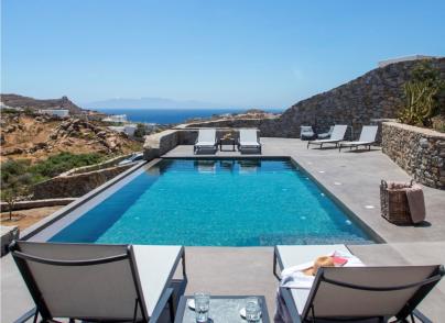 Charming Mykonian villa with great sea views
