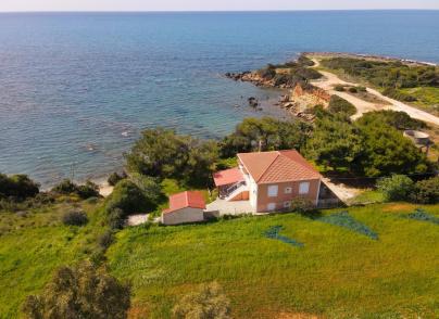 Traditional beachfront house
