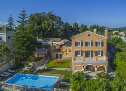 Traditional Corfiot villa with panoramic views