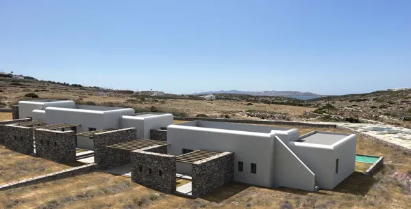 Holiday house under construction - Pounta, Paros, Cyclades Islands