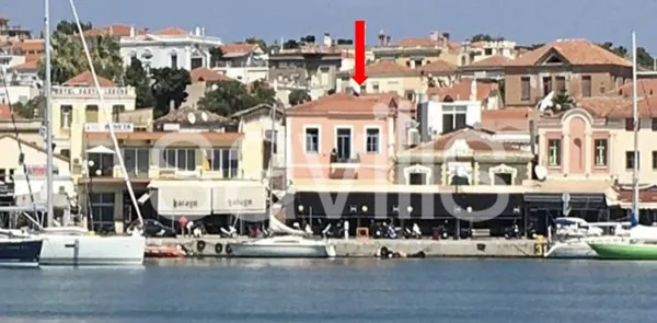 Waterfront investment building along the inner harbor of Mytilene - Mytilene, Lesvos, North Aegean Islands