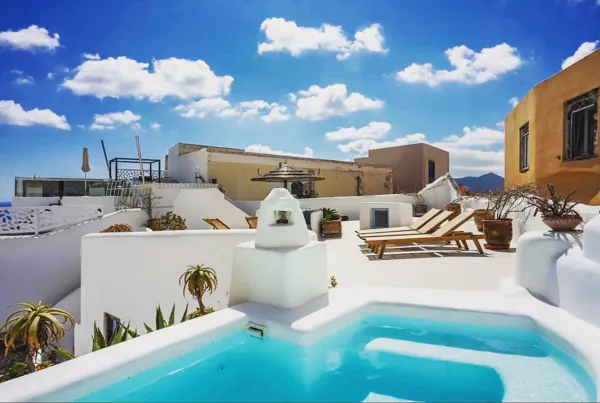 Santorinian traditional house  - Thira, Santorini, Cyclades Islands