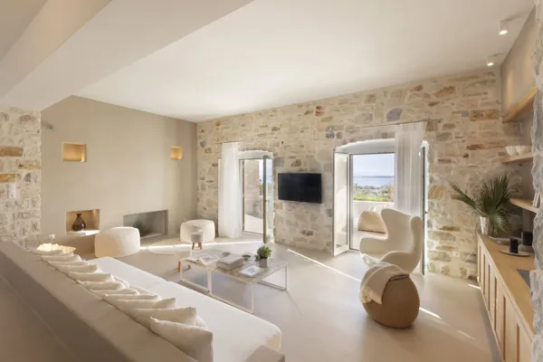 Beachfront Villa in Santa Maria  - Santa Maria, Paros, Cyclades Islands