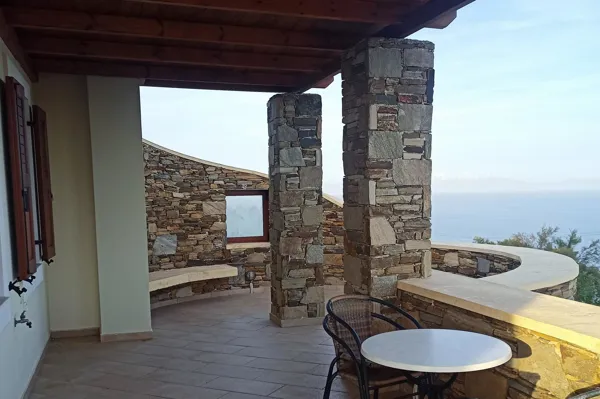 Charming multi-apartment stone estate with panoramic sea views - Syros, Syros, Cyclades Islands
