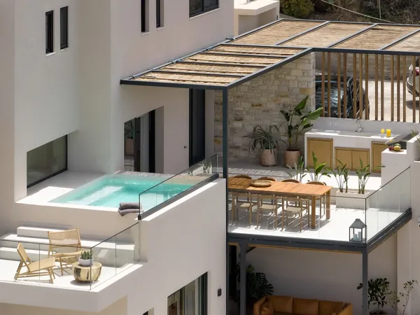 Modern hillside villa with panoramic views - Lygaria, Heraklion, Crete