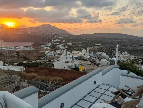 Panoramic views property overlooking Santorini Island - Akrotiri, Santorini, Cyclades Islands