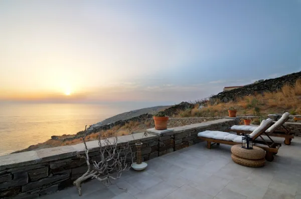 Water-front, stone built villa  - Kastellakia bay, Kea, Cyclades Islands