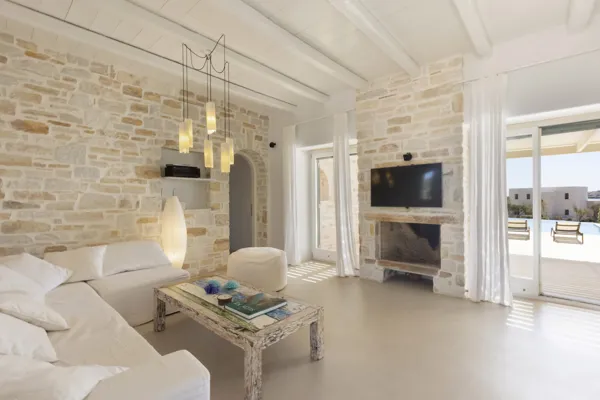 Beachfront Villa in Santa Maria  - Santa Maria, Paros, Cyclades Islands